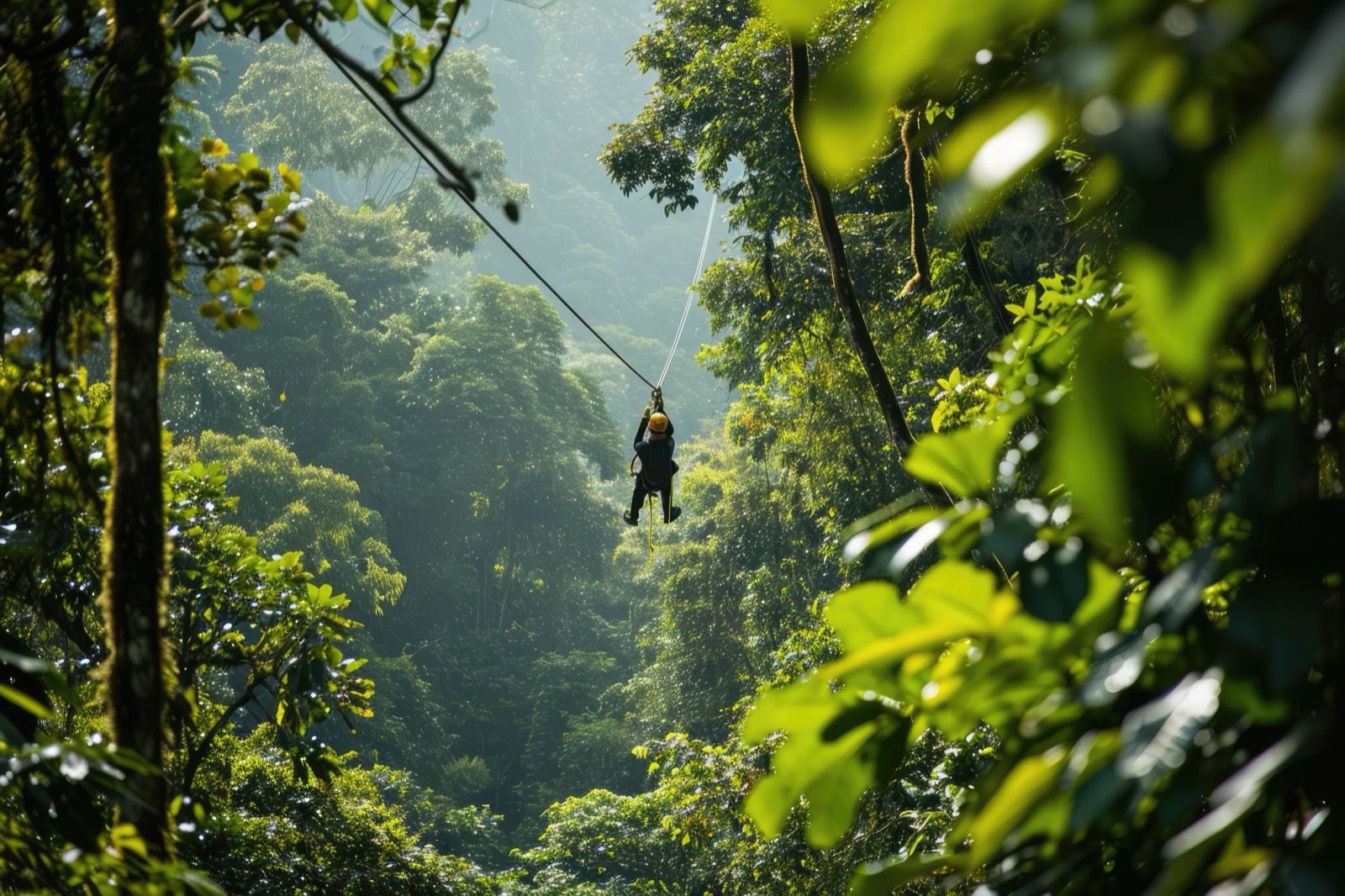 Canopy sobre la selva